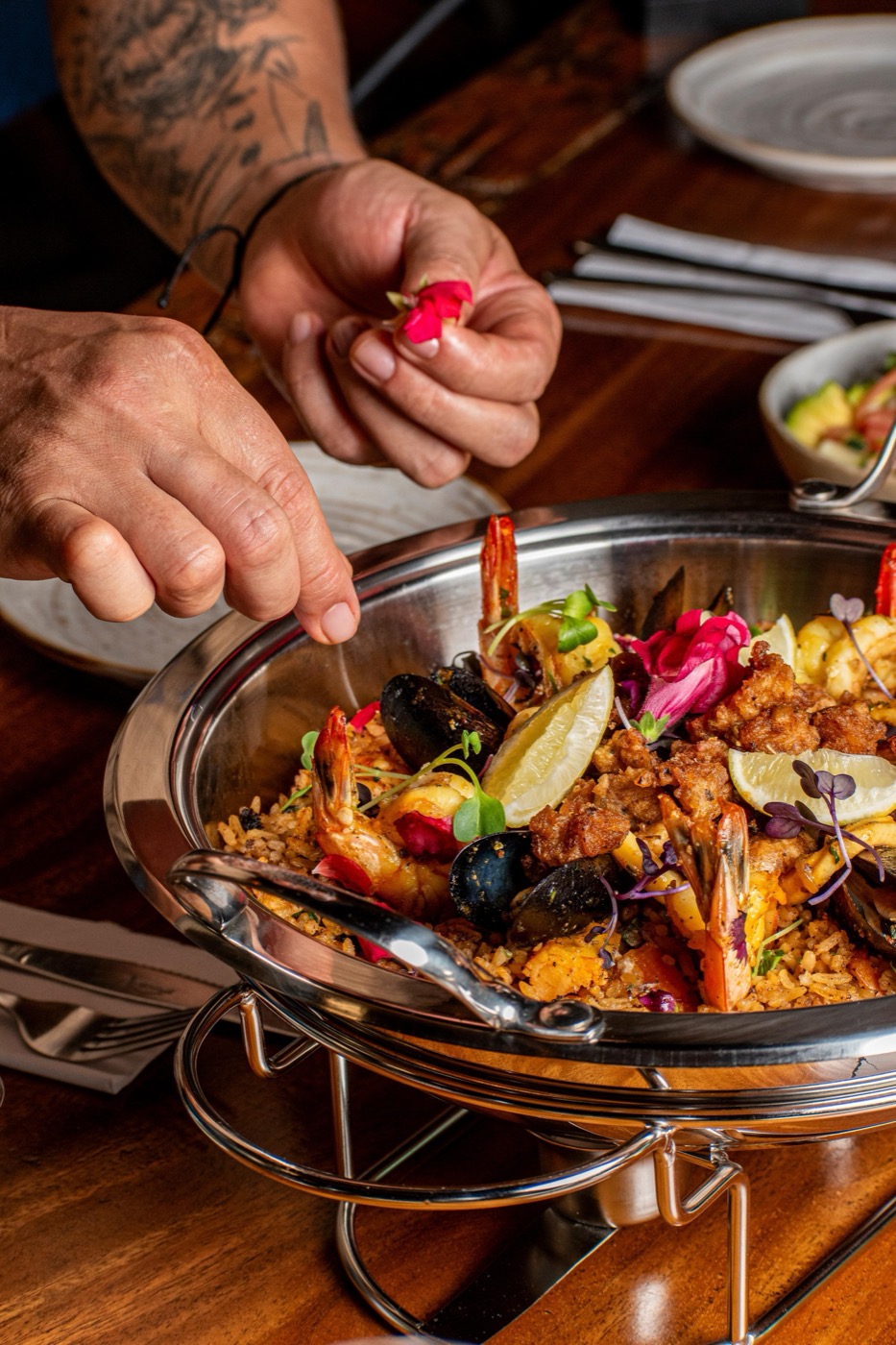 Arroz estilo paella Oceánico